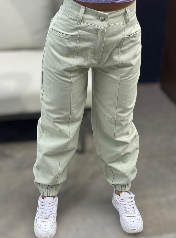 PANTALÓN CHLOE - COLOR OLIVA